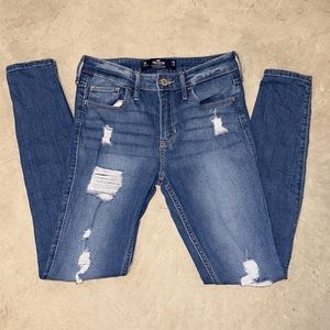 hollister high rise skinny jean